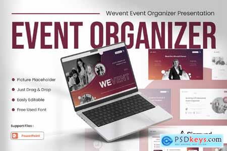 Wevent Event Organizer Powerpoint Template