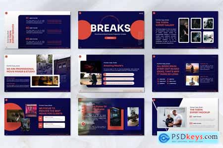 Toepa - Movie Maker Powerpoint Template