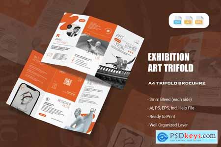 Art Exhibition - Trifold Brochure