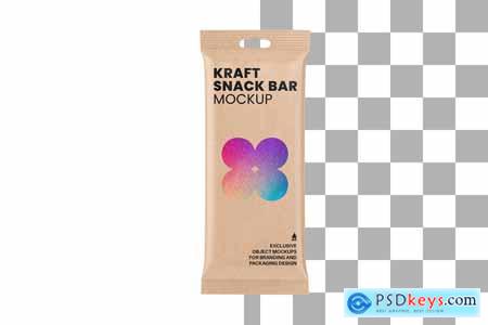 Chocolate Bar Packaging Mockup