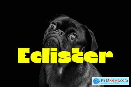 Eclister Display Typeface