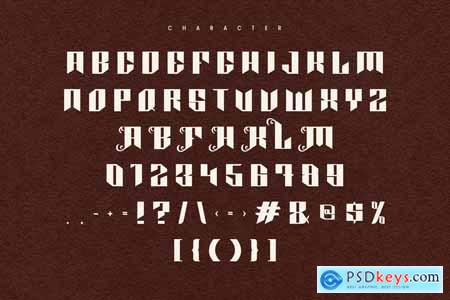 Malciq Horror Display Font