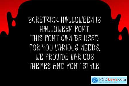 Scretrick Halloween - Horror Font