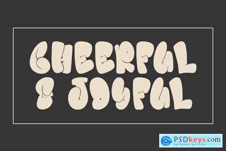 Liztoo Graffiti Bubble Display Font