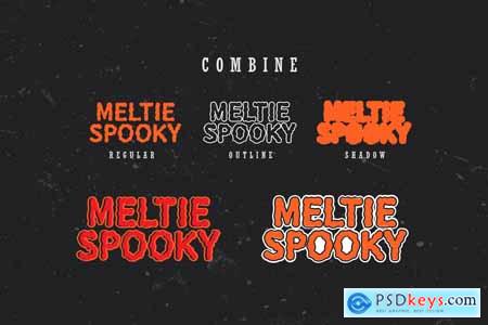 Meltie Spooky Font