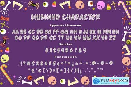 Mummyd a Playful Font