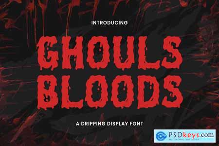 Ghouls Bloods - Dripping Font