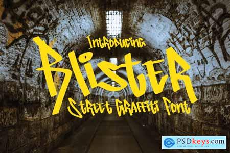 Blister - Graffiti Font