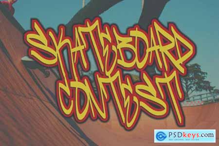 Snake Gourd - Graffiti Font