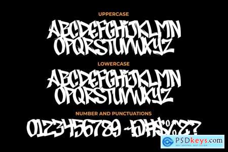 Boordens Street - Impactful Graffiti Font