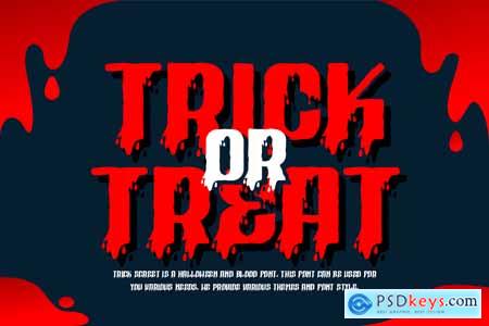 Trick Screet - Bloody & Halloween Font