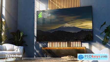 Home Interior UHD TV Mockup 54730450