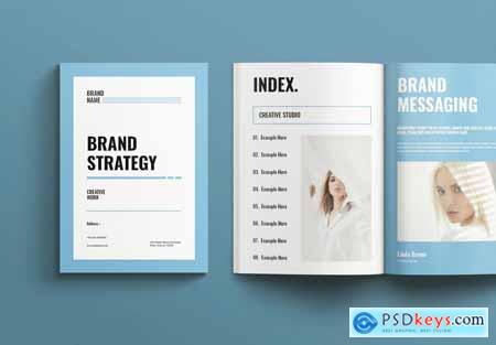 Brand Strategy Template Magazine Design Layout