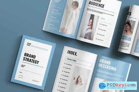 Brand Strategy Template Magazine Design Layout