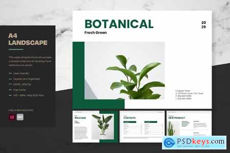 Floral Botanical Plants Brochure SUL95EZ