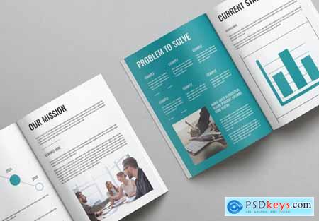 White Paper Brochure Layout Template