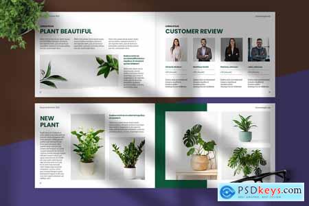 Floral Botanical Plants Brochure SUL95EZ