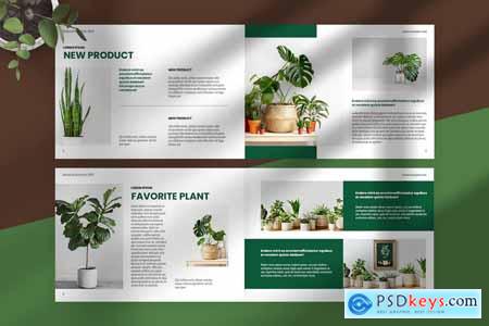 Floral Botanical Plants Brochure SUL95EZ