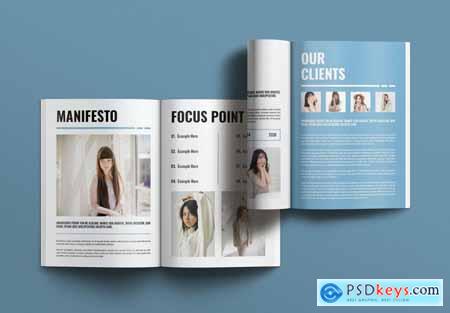 Brand Strategy Template Magazine Design Layout