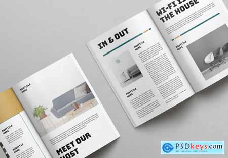 Welcome Book Layout Design Template