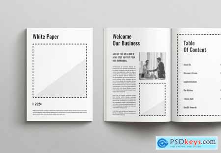 Business White Paper Design Template