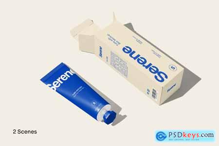 Cream Tube Mockup