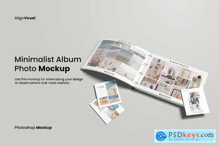 Minimalist Album Photo Mockup