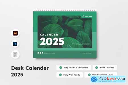 Desk Calendar 2025 Design V1