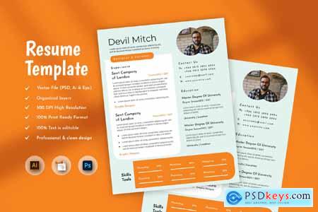 Custom Creative Resume & CV Template