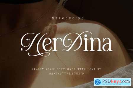 Herdina Classy Serif Font