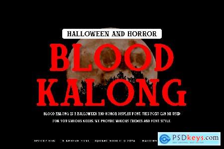 Blood Kalong - Horror & Halloween Font