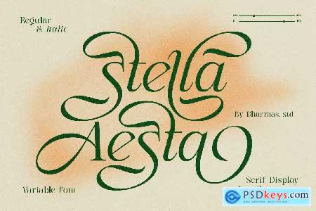 Stella Aesta - Clean Modern Font