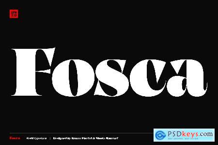 Fosca - Serif Typeface