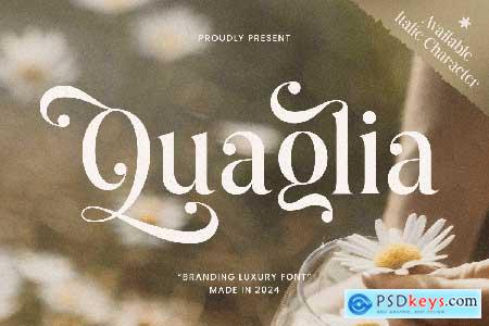 Quaglia - Branding Luxury Font