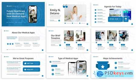 Medtech - Medical Apps Google Slides Template