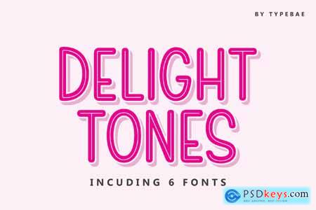 Delight Tones - Layered Display Font