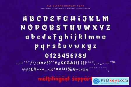 Jifer Bogy - Halloween Display Font