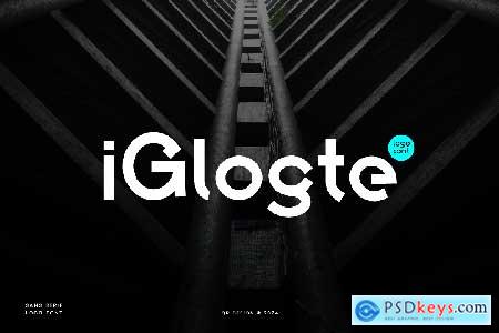 Iglogte - Minimal Logo Font