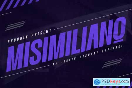 Misimiliano - Italic Display Typeface