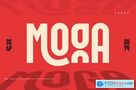 Moga - Condensed Font