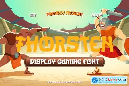 Thorsten - Display Gaming Font