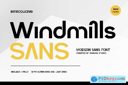 Windmills - Modern Sans