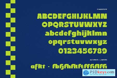 Migrain - Bold Retro Display typeface