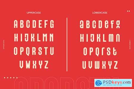 Moga - Condensed Font