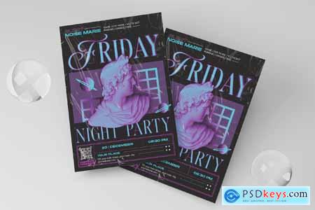 Night Party Flyer VQGRLCC