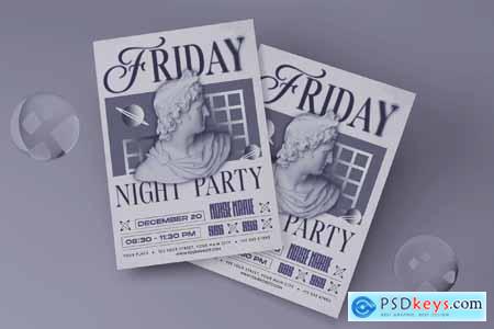 Night Party Flyer CQD7GV3