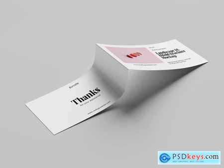 Dl Bi-Fold Brochure Mockup