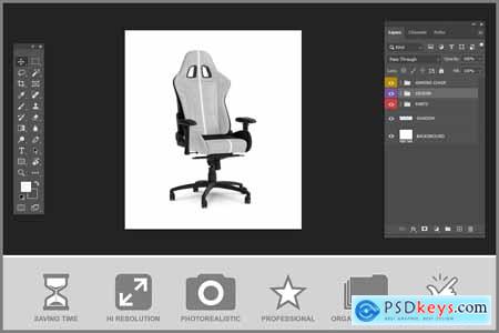 Gaming Chair Mockup