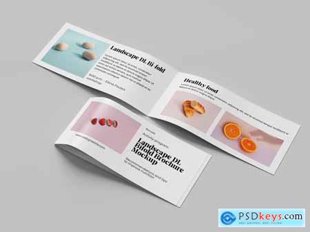 Dl Bi-Fold Brochure Mockup