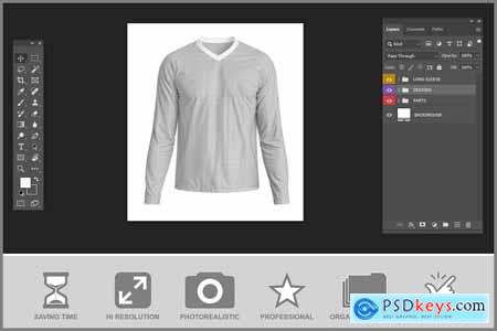 Long Sleeve Shirt Mockup